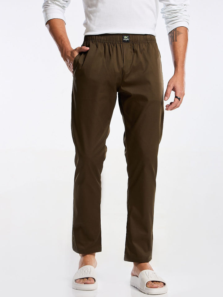 Olive Green Pyjama for Men Mankright