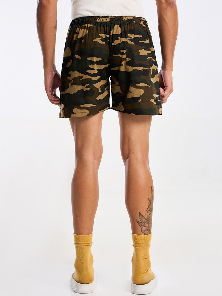 Men's Army Printed Boxer Mankright